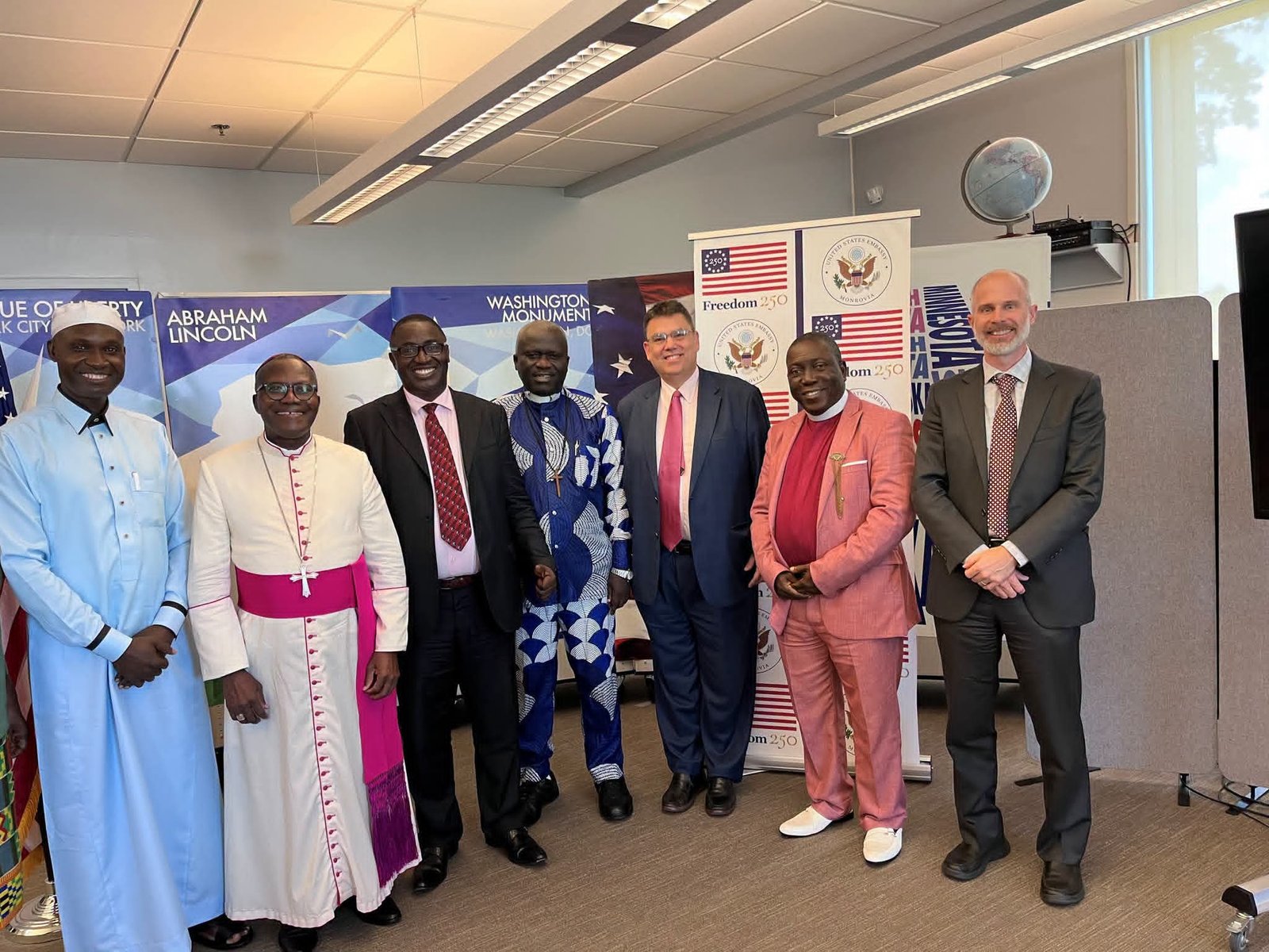 Inter-Religious Council of Liberia meeting with the U.S. Chargé d'Affaires