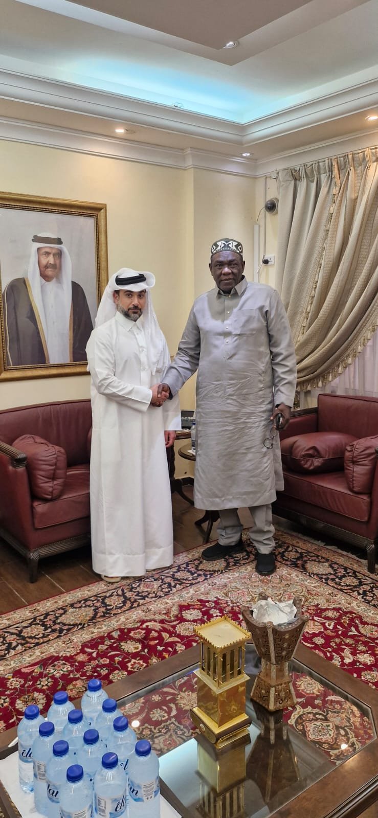Inter-Religious Council delegation at the Embassy of Qatar