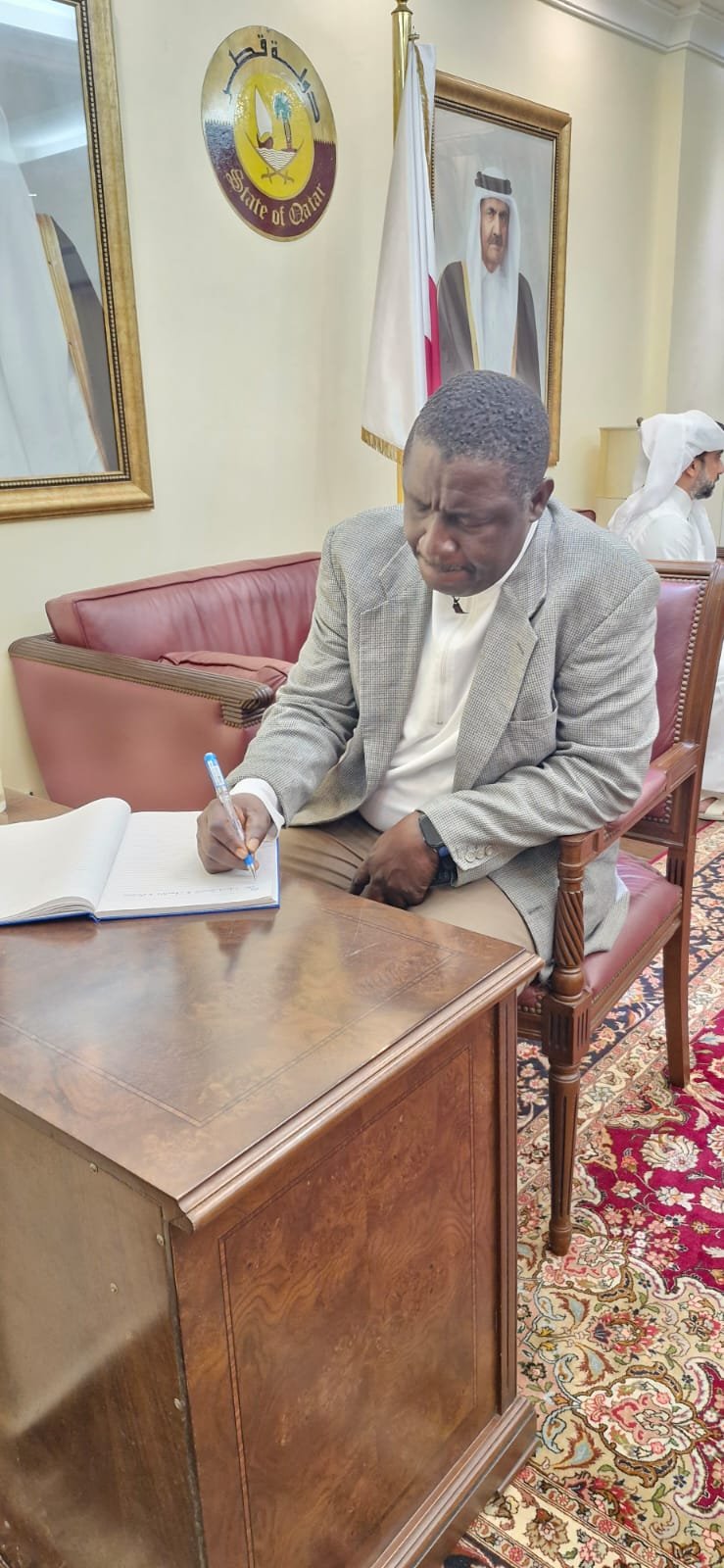 Condolence visit to the Embassy of Qatar